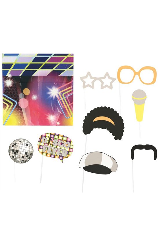 9 PCS DISCO PHOTOCALL WITH BACKGROUND 75
