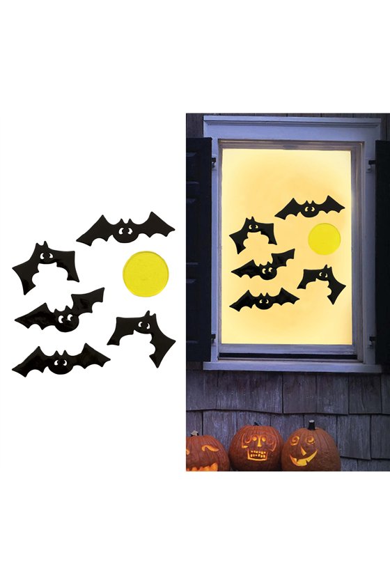 DECORATION GEL BATS, 20X20 CMS.