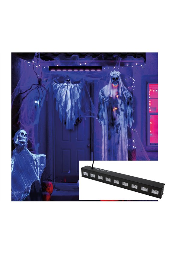 9 LED UV BLACK LIGHT, 9X3 W, INDOOR