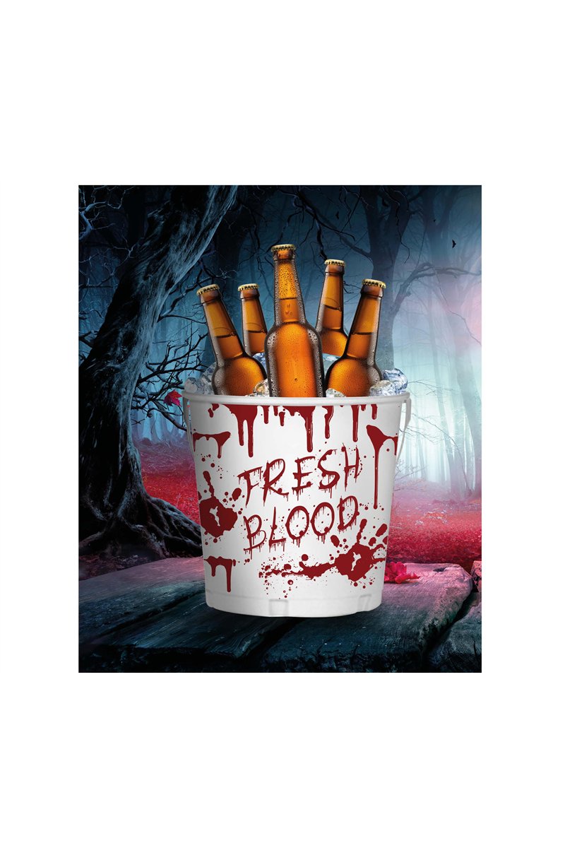 METAL CUBE "FRESH BLOOD", 19X23 CMS