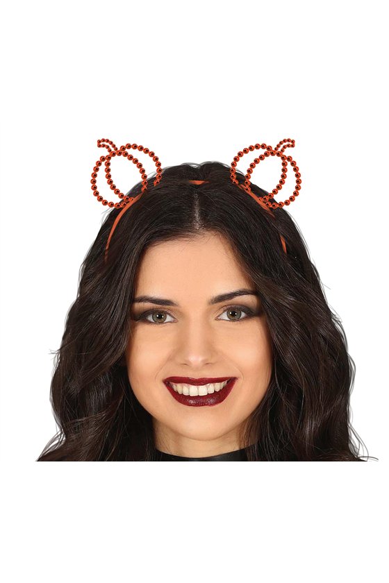 PUMPKIN HEADBAND, METAL