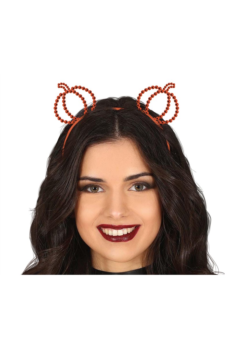 PUMPKIN HEADBAND, METAL