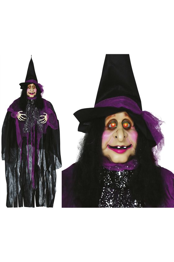 HANGING WITCH LIGHT SOUND AND MOTION 120 CM