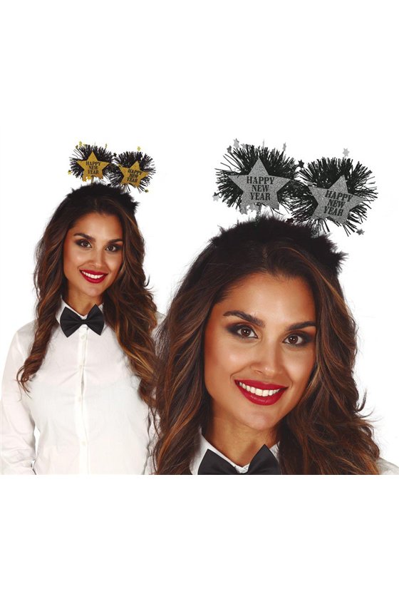 "HAPPY NEW YEAR" STAR HAIRBAND ASSORTMEN