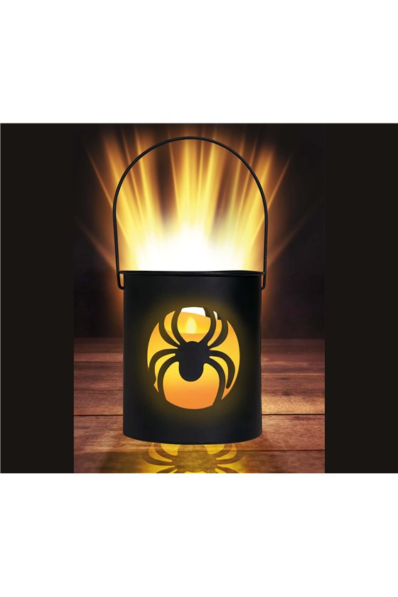 LANTERN WITH LED SPIDER 10X9 CMS