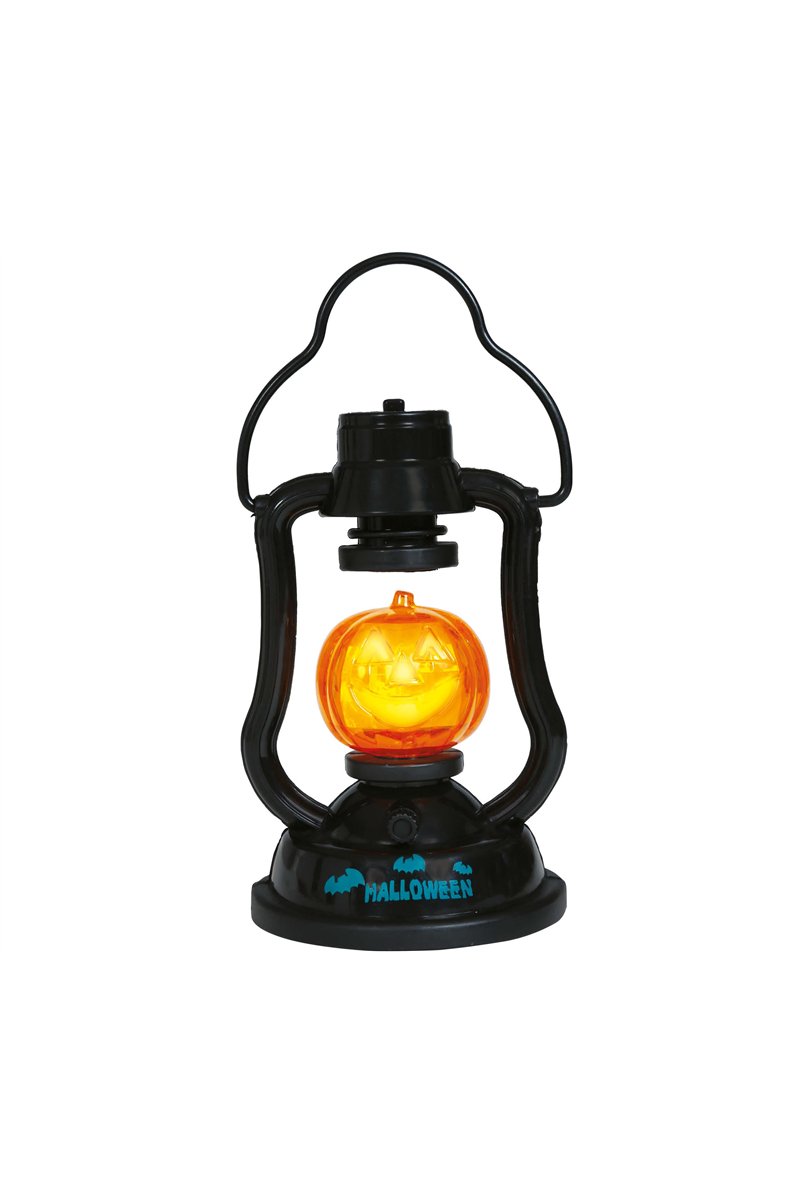 PUMPKIN LANTERN LIGHT AND SOUND 15 CMS