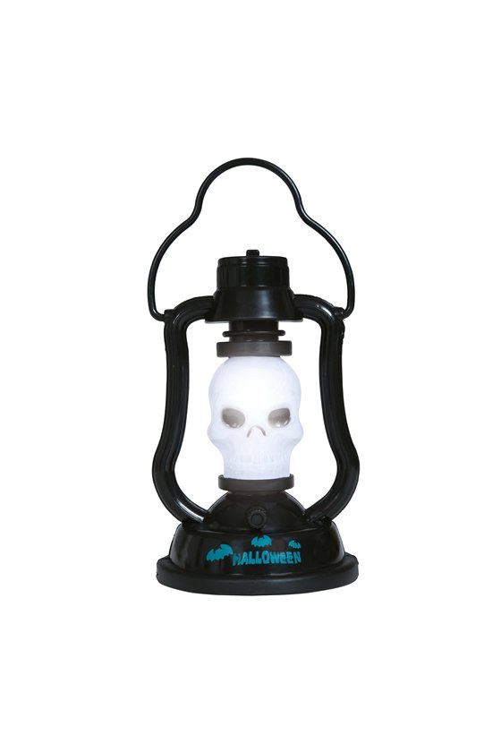 SKULL LANTERN LIGHT AND SOUND 15 CM