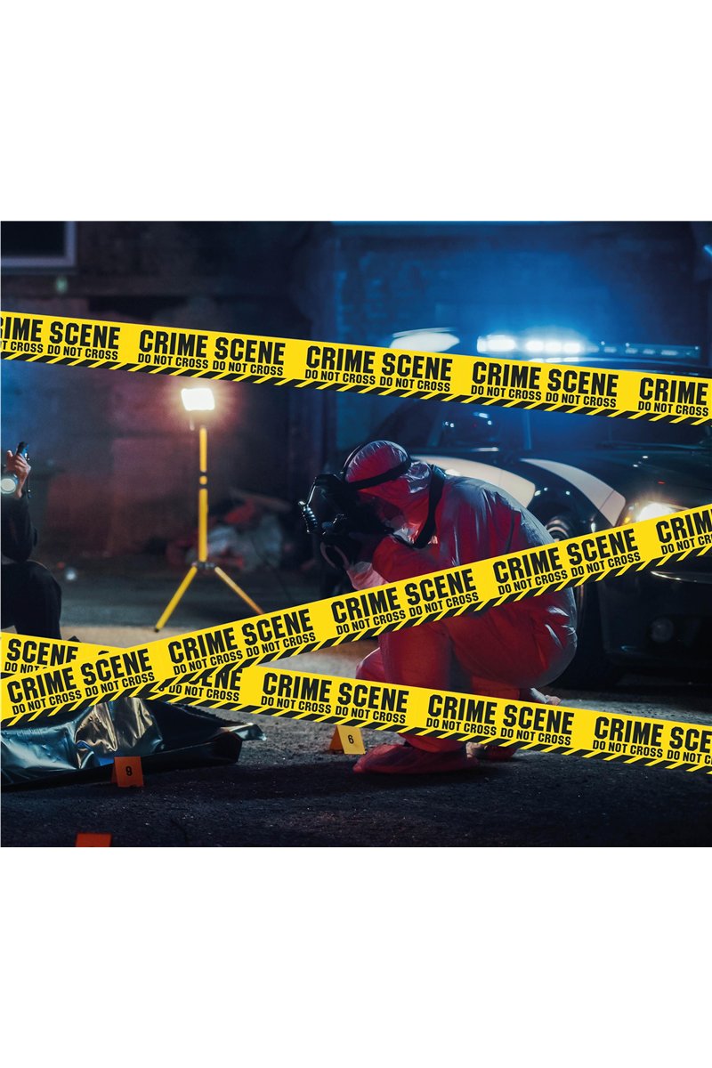 CRIME SCENE TAPE 6M X 7.6CM