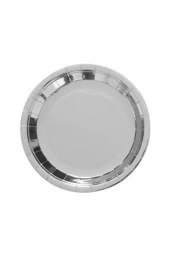 BAG 6 DISHES SILVER 23 CMS