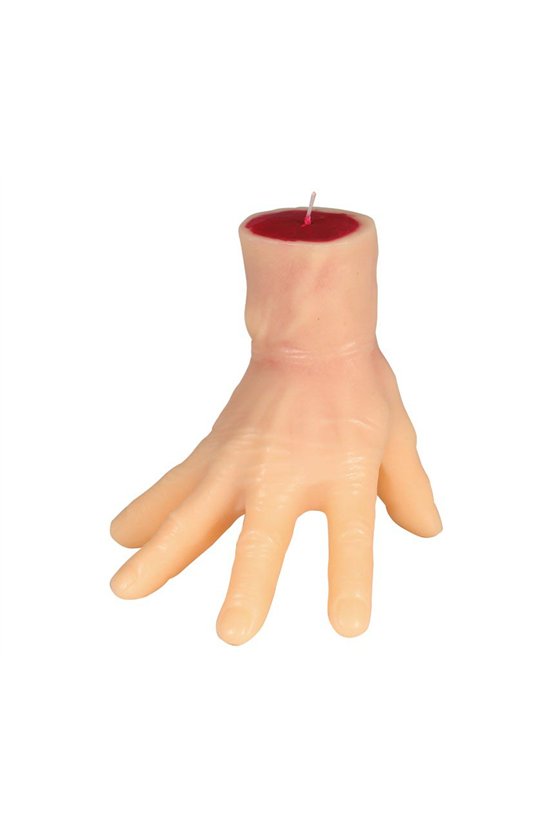 BLOODY HAND CANDLE 15 CM
