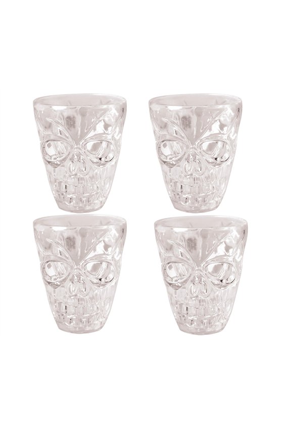 BLISTER 4 SHOTS GLASSES 5.5 CM