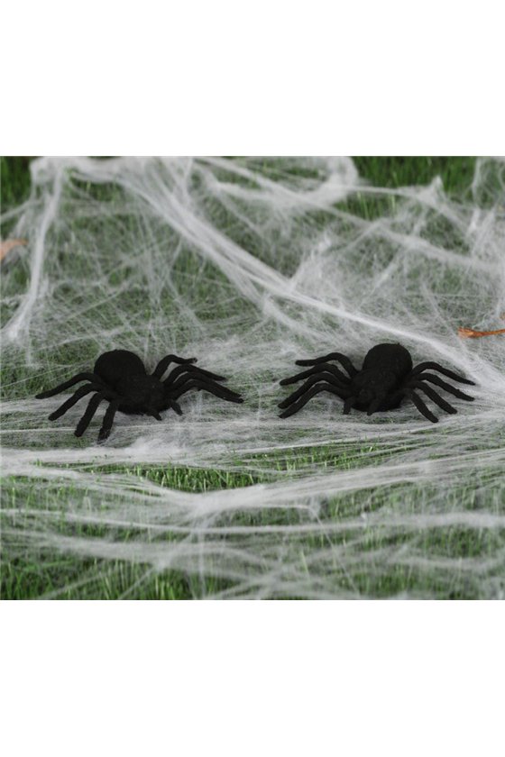 HANGING SKELETON IN SPIDERWEB 120 CM