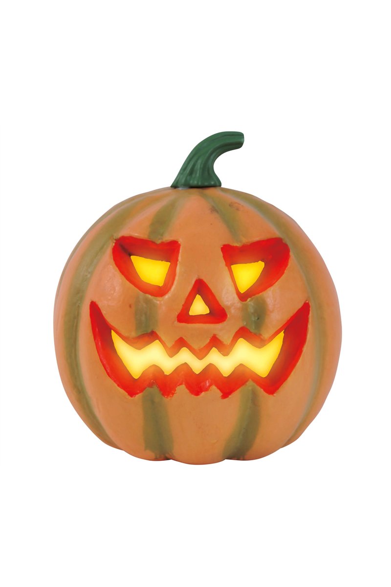 FOAM PUMPKIN WITH LIGHT 24 CMS
