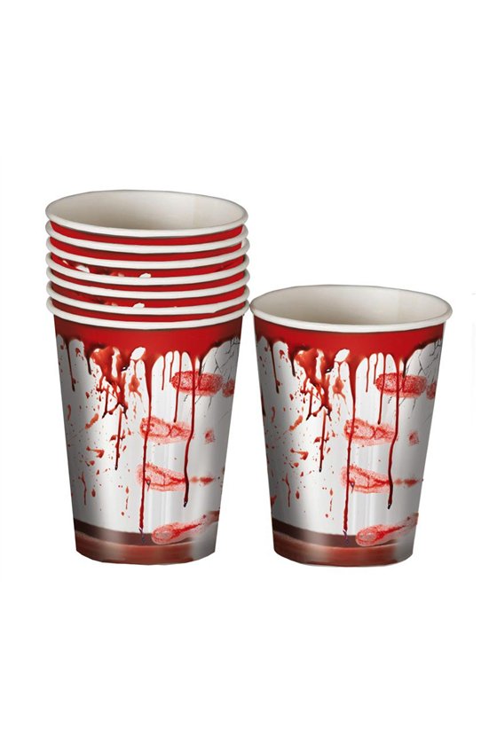 BAG 6 BLOODY GLASSES 9 CMS