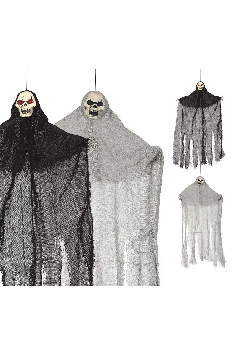 HANGING ASSORTED SKULL, 60 CM