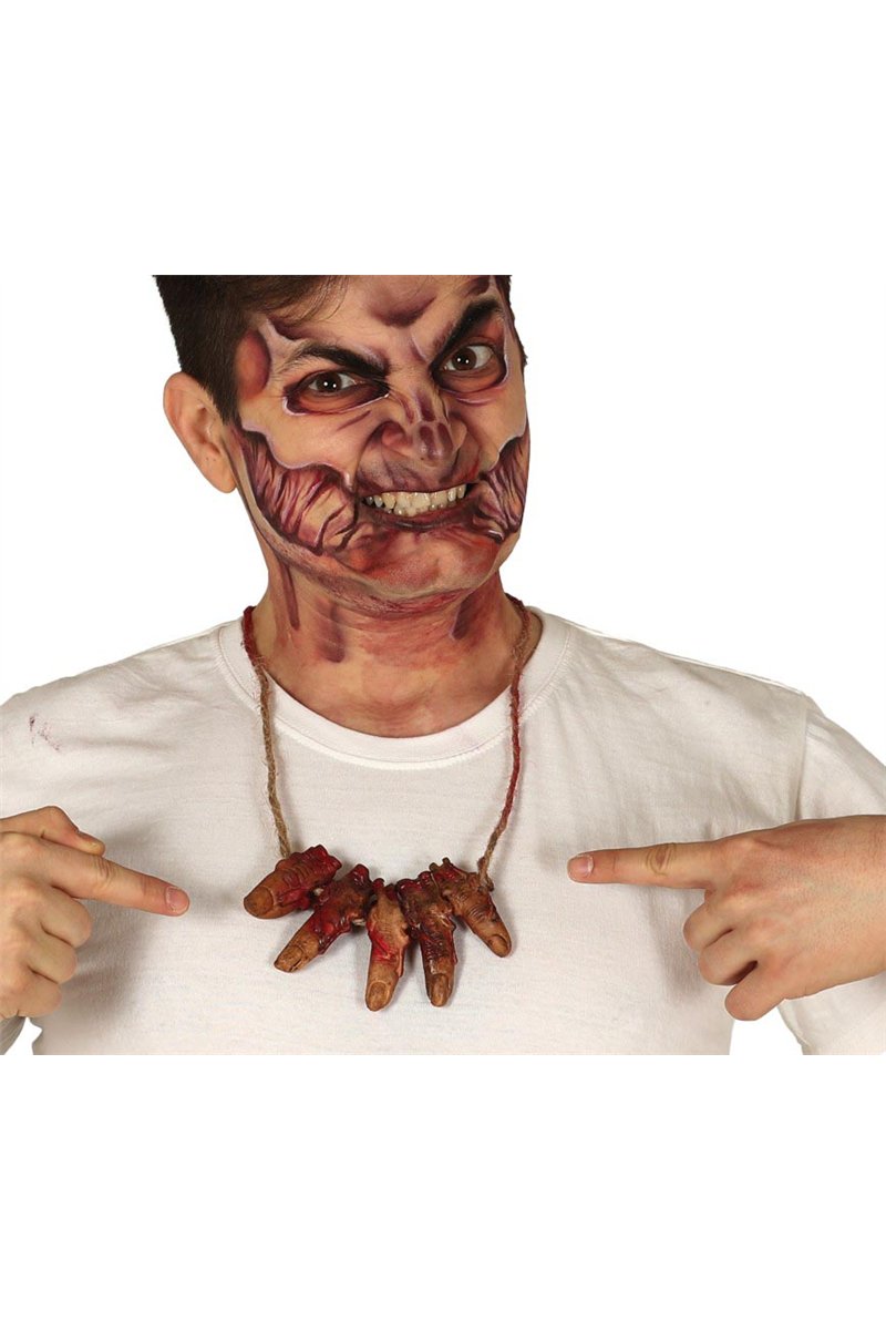 5 BLOODY FINGERS NECKLACE