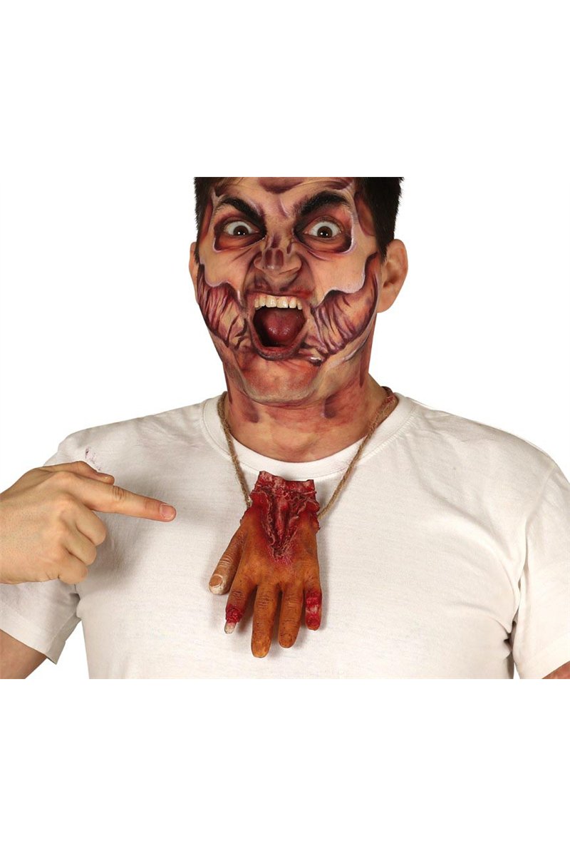 BLOODY HAND NECKLACE