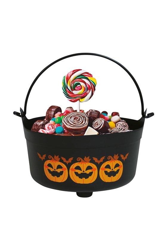 PUMPKIN CAULDRON 24X23X15 CM