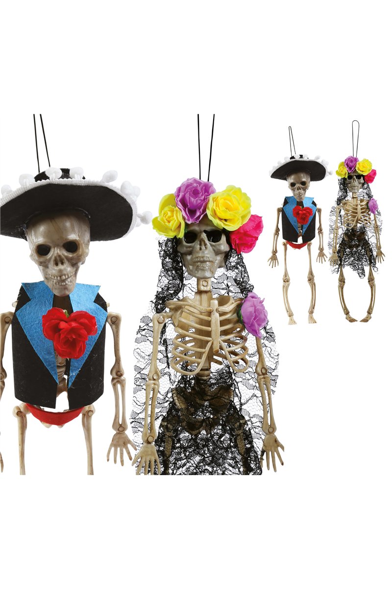 HANGING ASSORTED SKELETON 40 CM