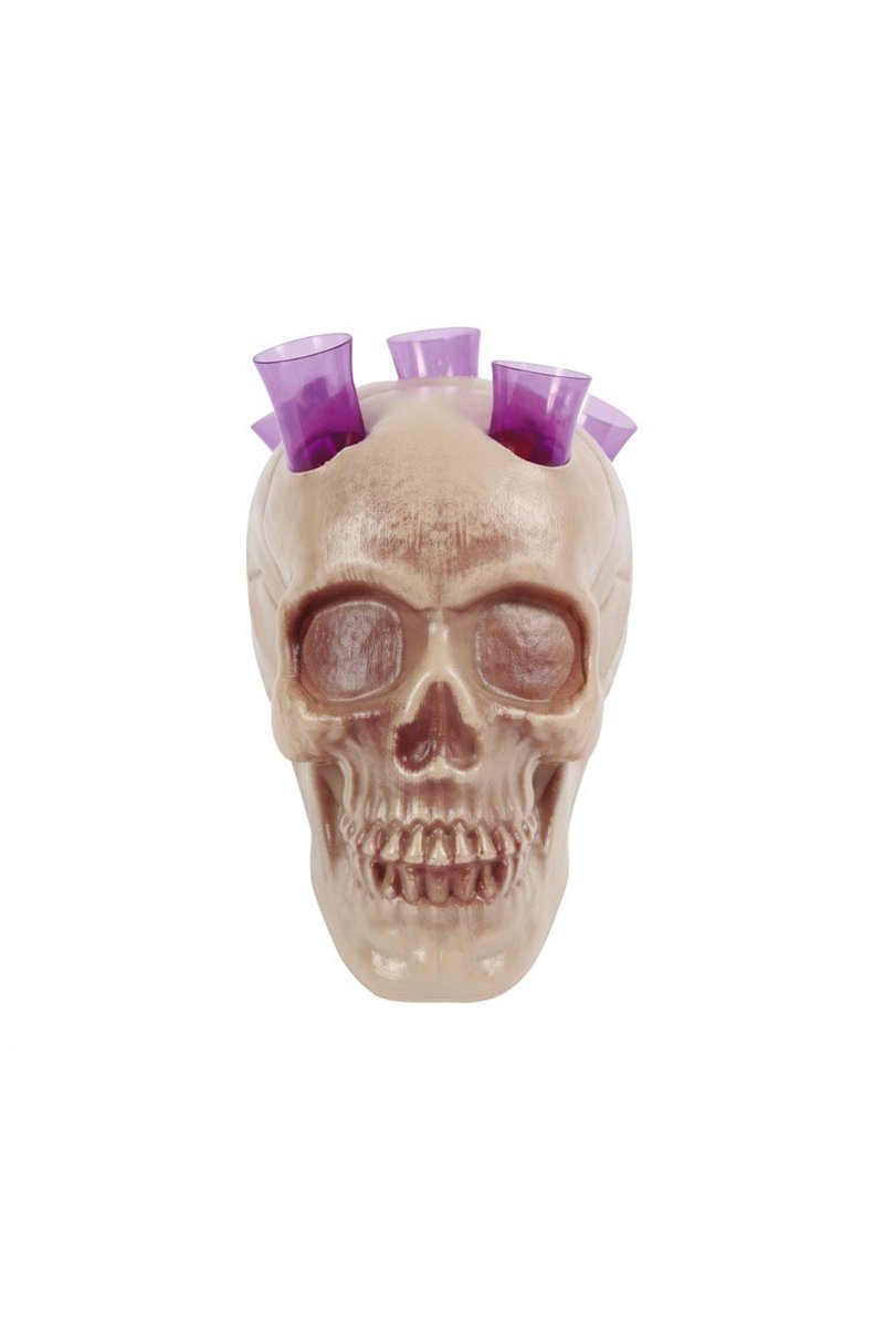 SKULL WITH SHOTS 20 CMS 