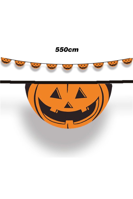 PUMPKIN BUNTING 550 CM