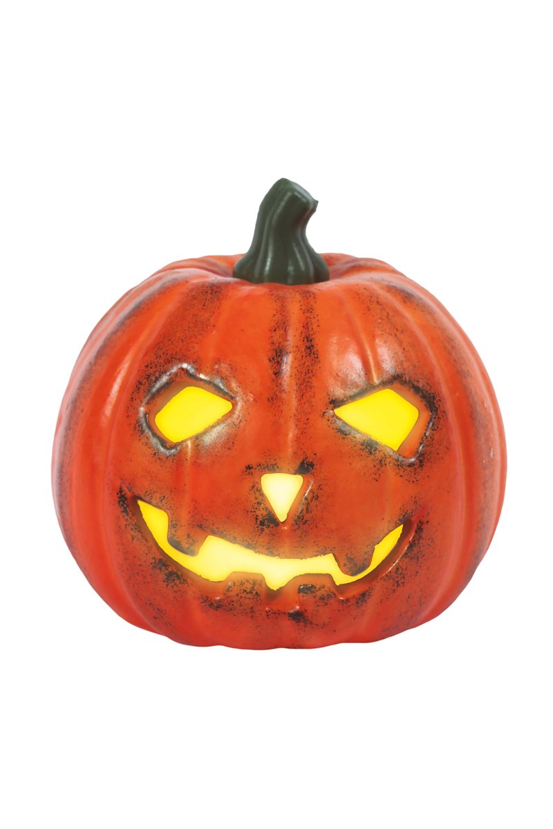 PUMPKIN FOAM 16 CMS. WITH LIGHT