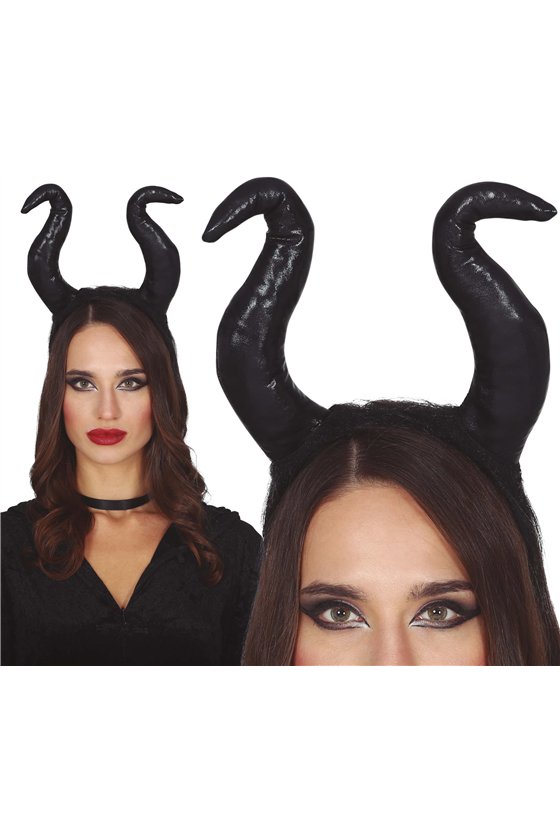 BLACK HORNS WITCH TIARA