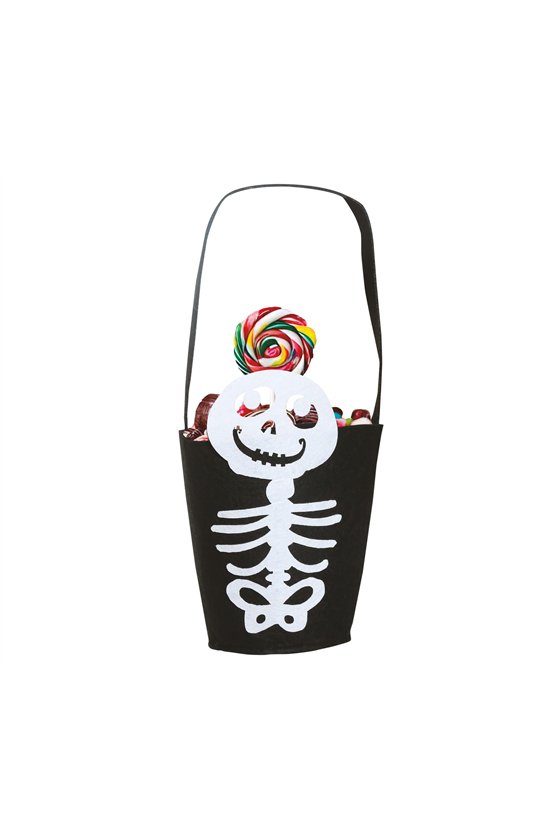 SKELETON BUCKET FELT 14 X 18 CMS