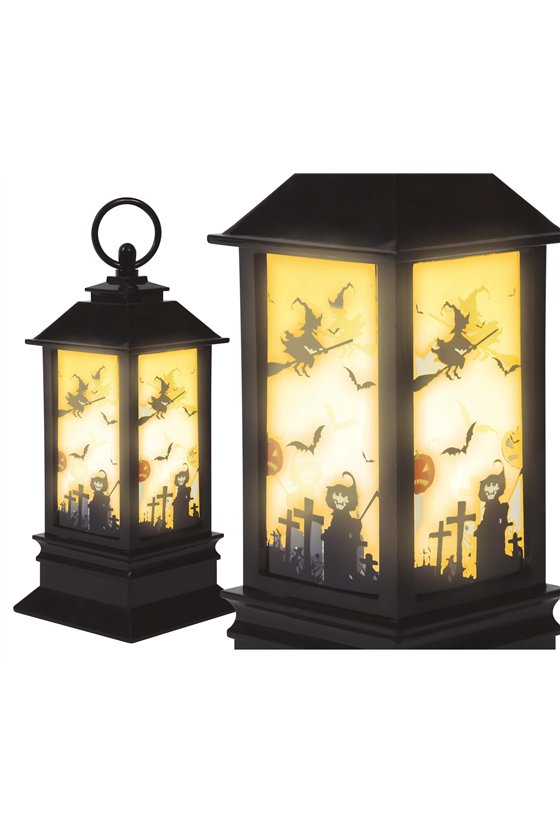 LANTERN WITH CANDLE 18X9 CMS