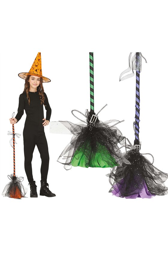ASSORTED WITCHES' BROOMS 95 CMS.
