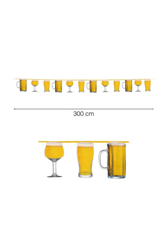 BEER GARLAND 15 PCS. 300 CMS.