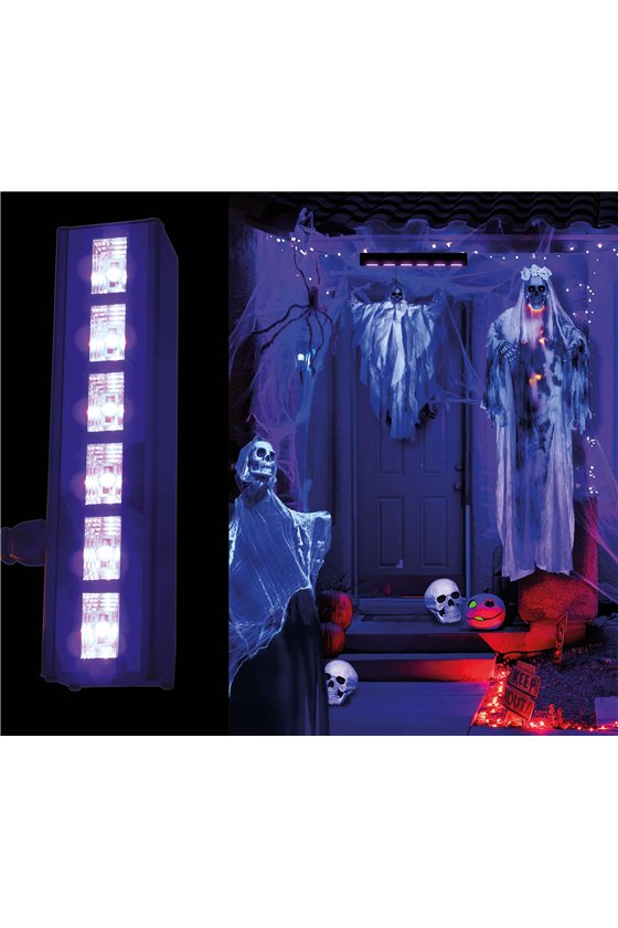 6 LED UV BLACK LIGHT, 6X3 W, INDOOR