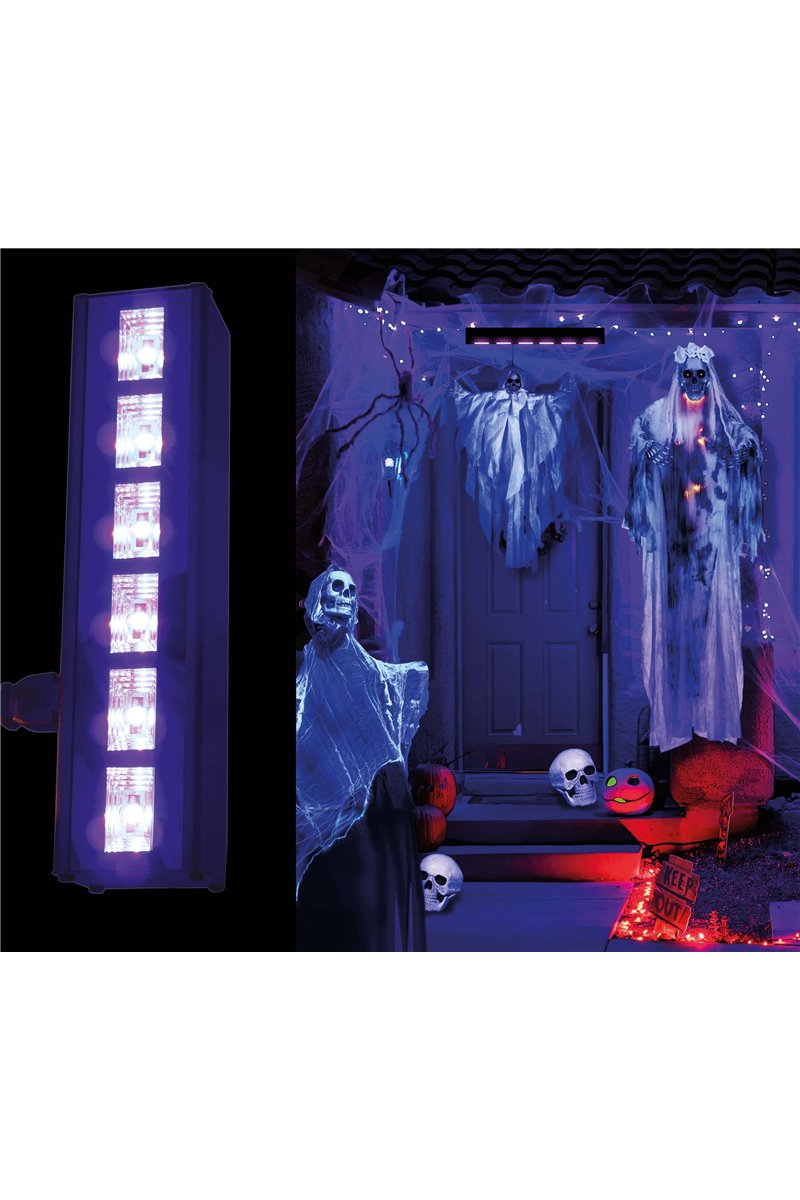 6 LED UV BLACK LIGHT, 6X3 W, INDOOR