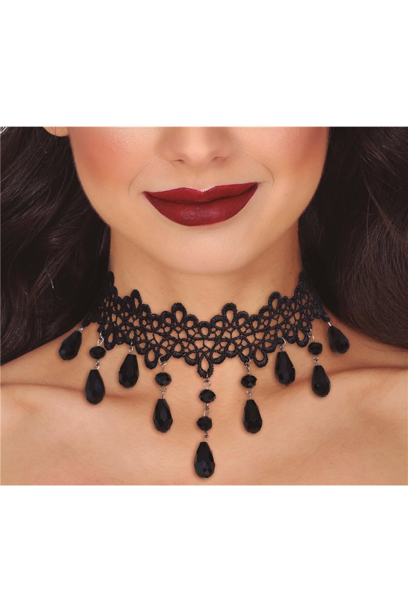 BLACK STONES CHOKER