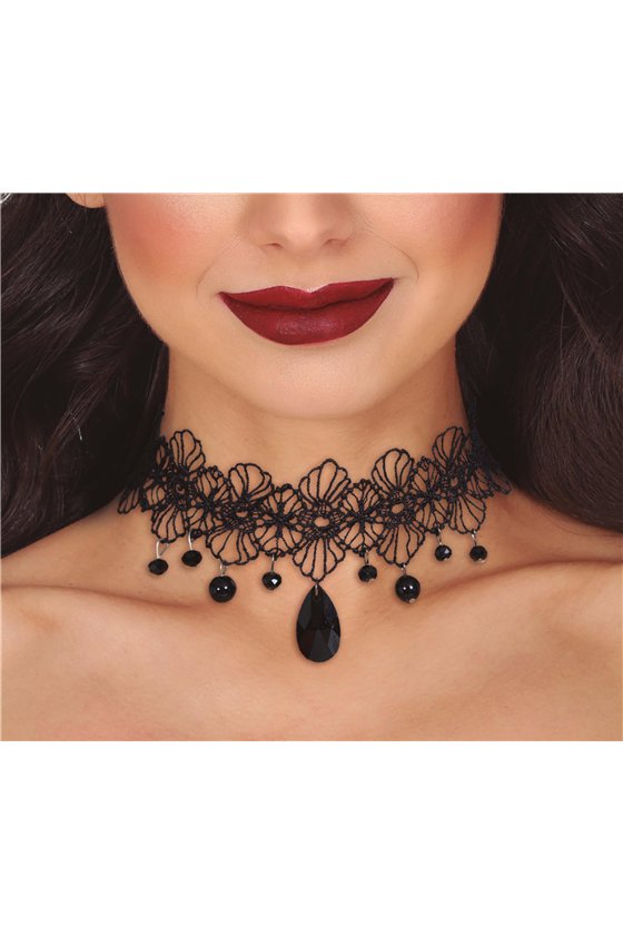 BLACK STONE CHOKER