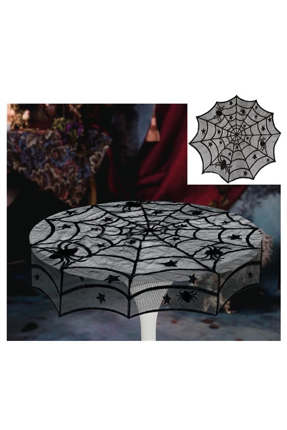 COBWEB LACE TABLECLOTH 100 CM