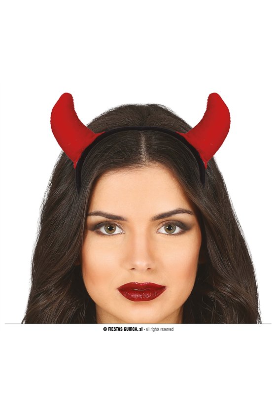 RED DEMON HORN HEADBAND