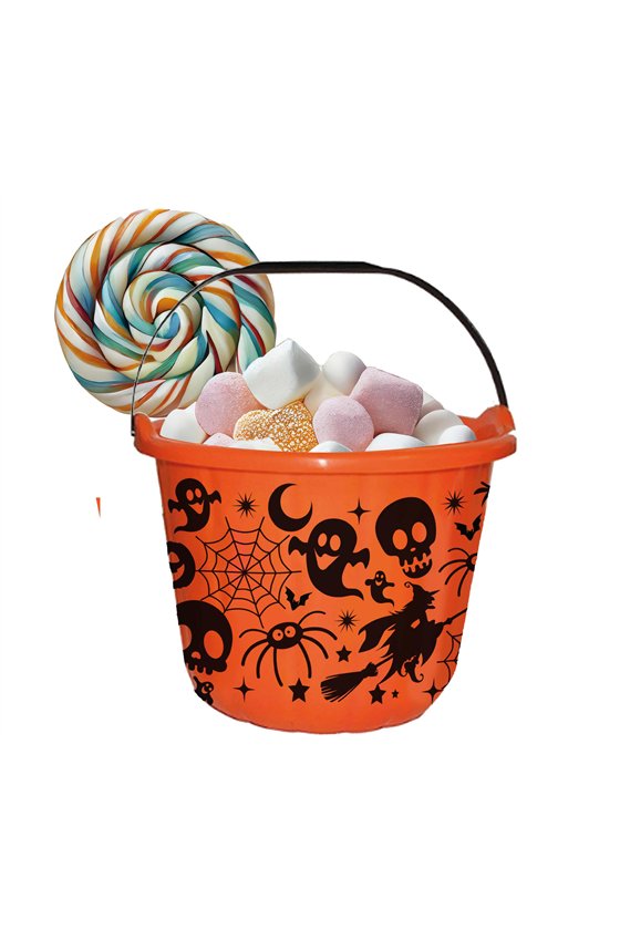 HALLOWEEN BUCKET 18X16 CM