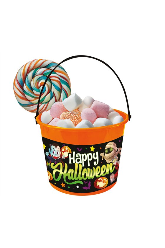 HAPPY HALLOWEEN BUCKET, 18X16 CM