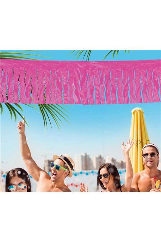 BAG: 25 M PLASTIC TASSEL PINK