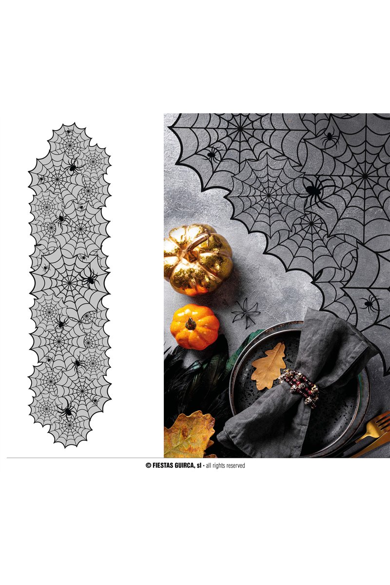 COBWEB TABLE RUNNER 45X183 CM