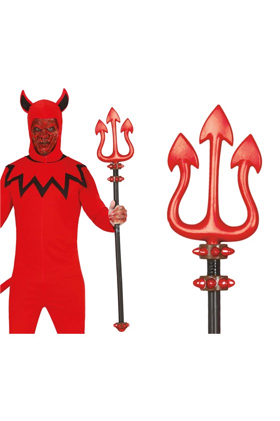 DETACHABLE RED DEVIL TRIDENT 100 CM