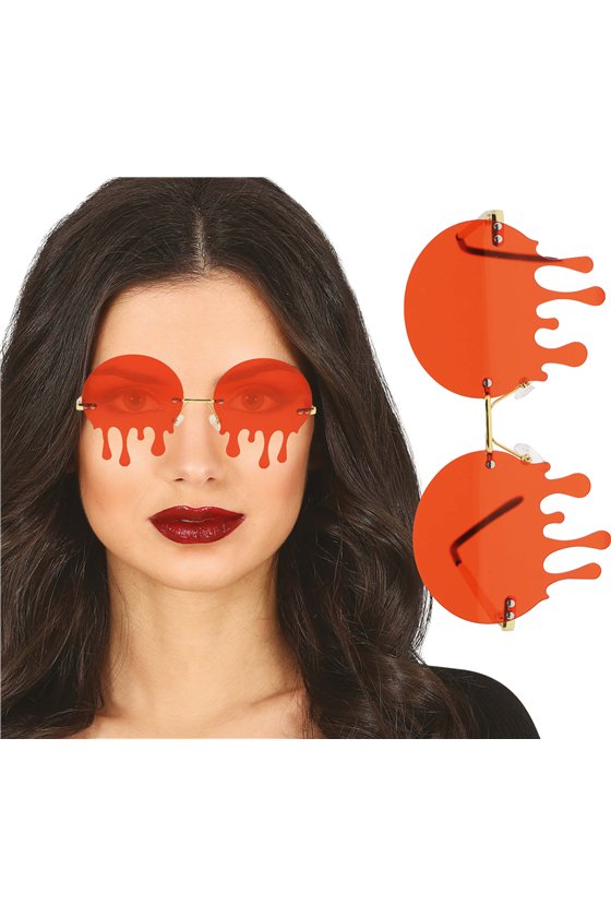 HEART WITH BLOOD DROPS GLASSES
