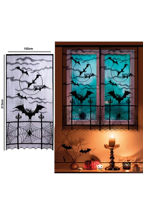 1 WITCH WINDOW DECORATION 102X213 CM