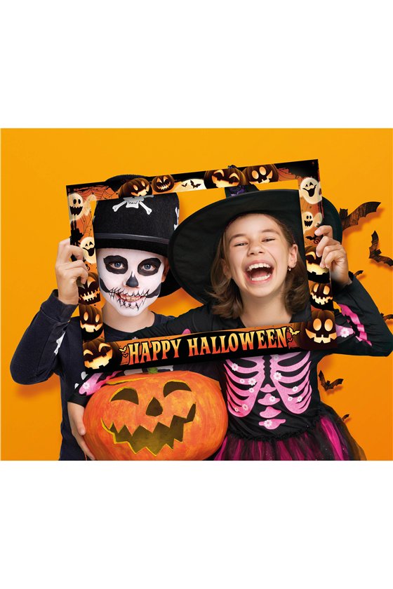 BOX 12 PHOTOBOOTH HALLOWEEN FRAME 80X60 CM