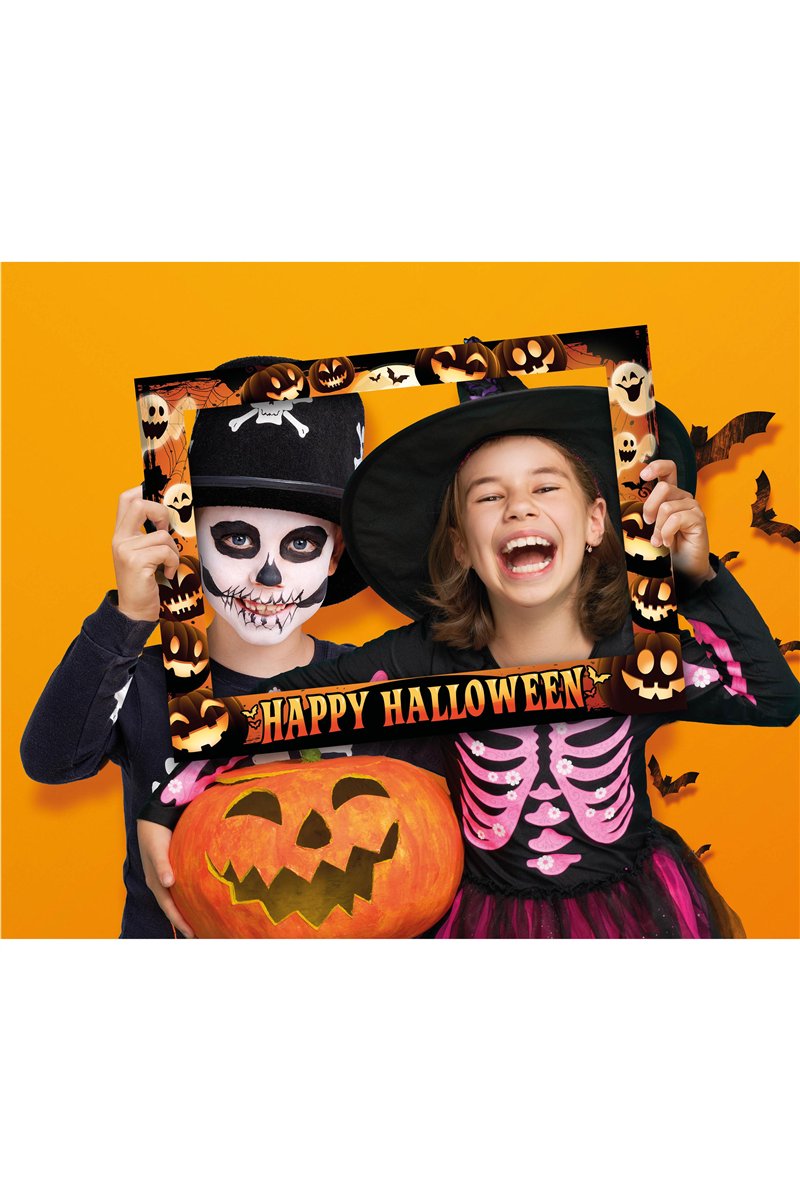 BOX 12 PHOTOBOOTH HALLOWEEN FRAME 80X60 CM