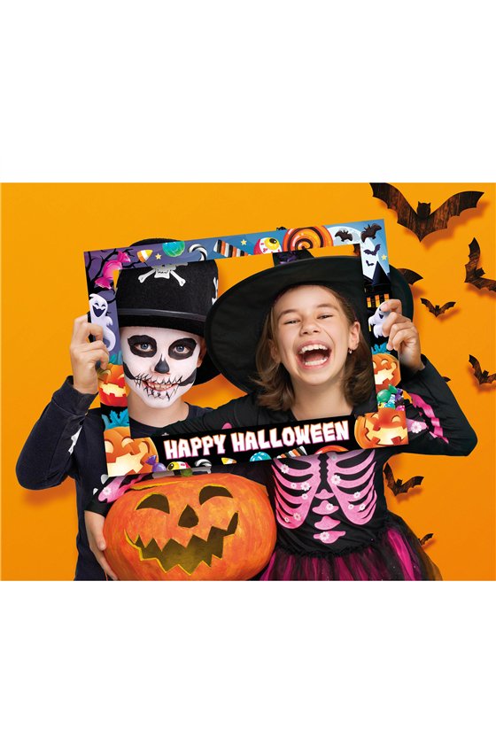BOX 12 PHOTOBOOTH HALLOWEEN FRAME 80X60 CM
