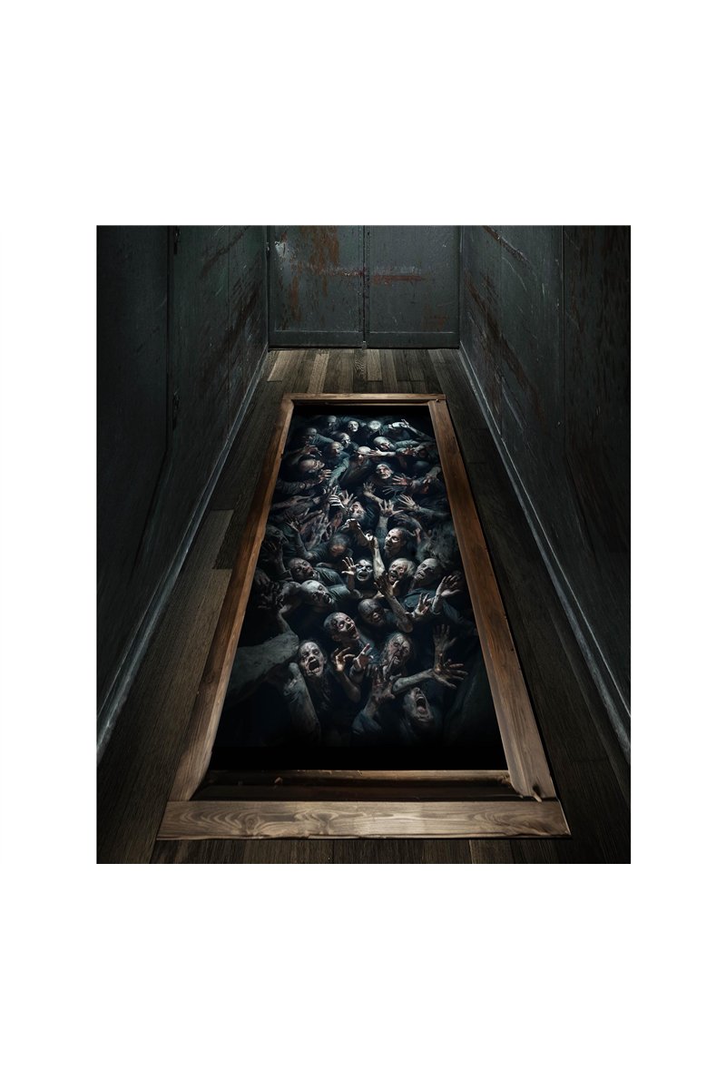 ZOMBIES FLOOR STICKER 30X90 CM