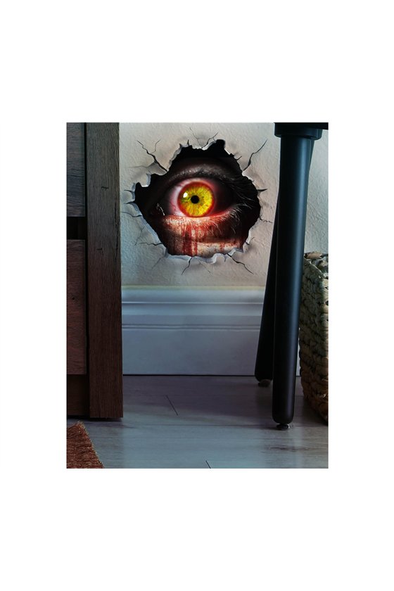 DECO WALL STICKER EYE HOLE 16X16 CM
