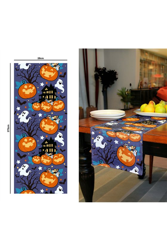 PUMPKINS TABLE RUNNER 28X275 CM